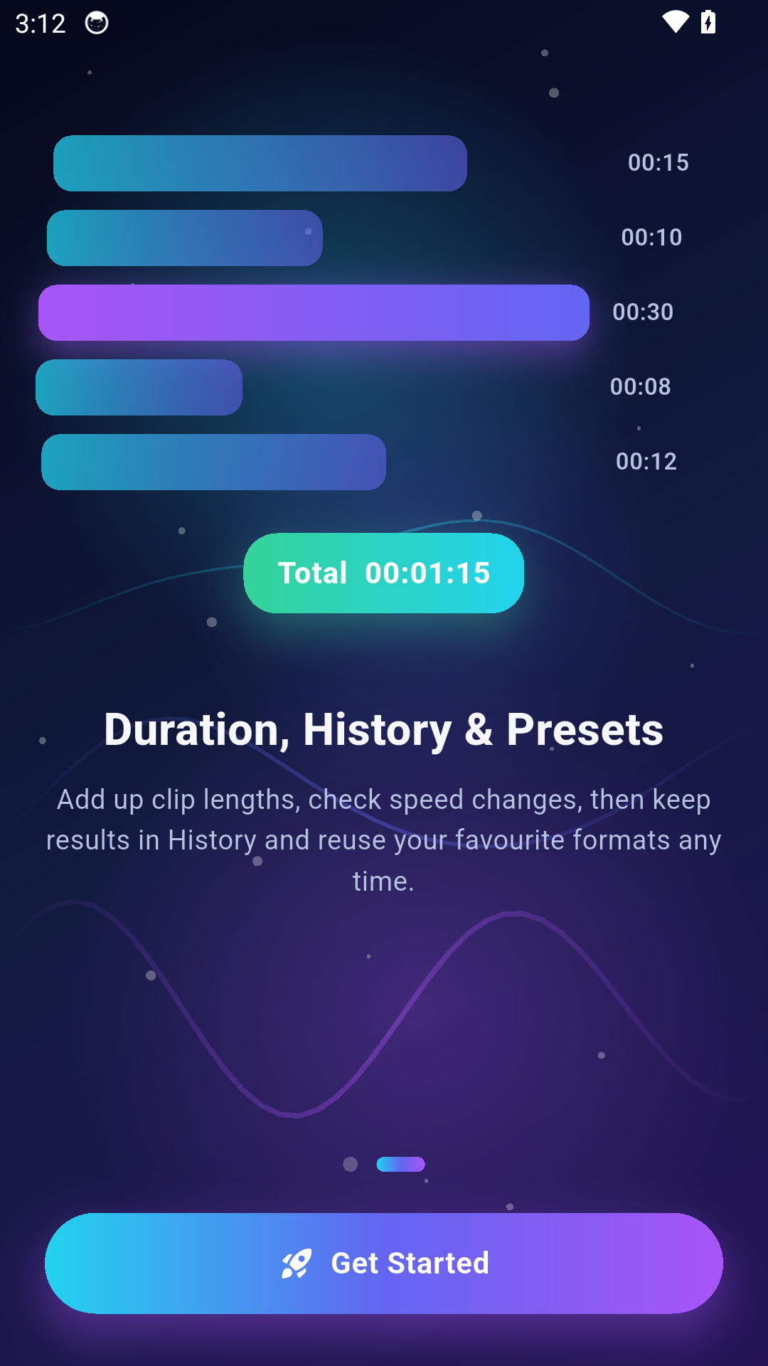 Video Calculator Pro duration interface